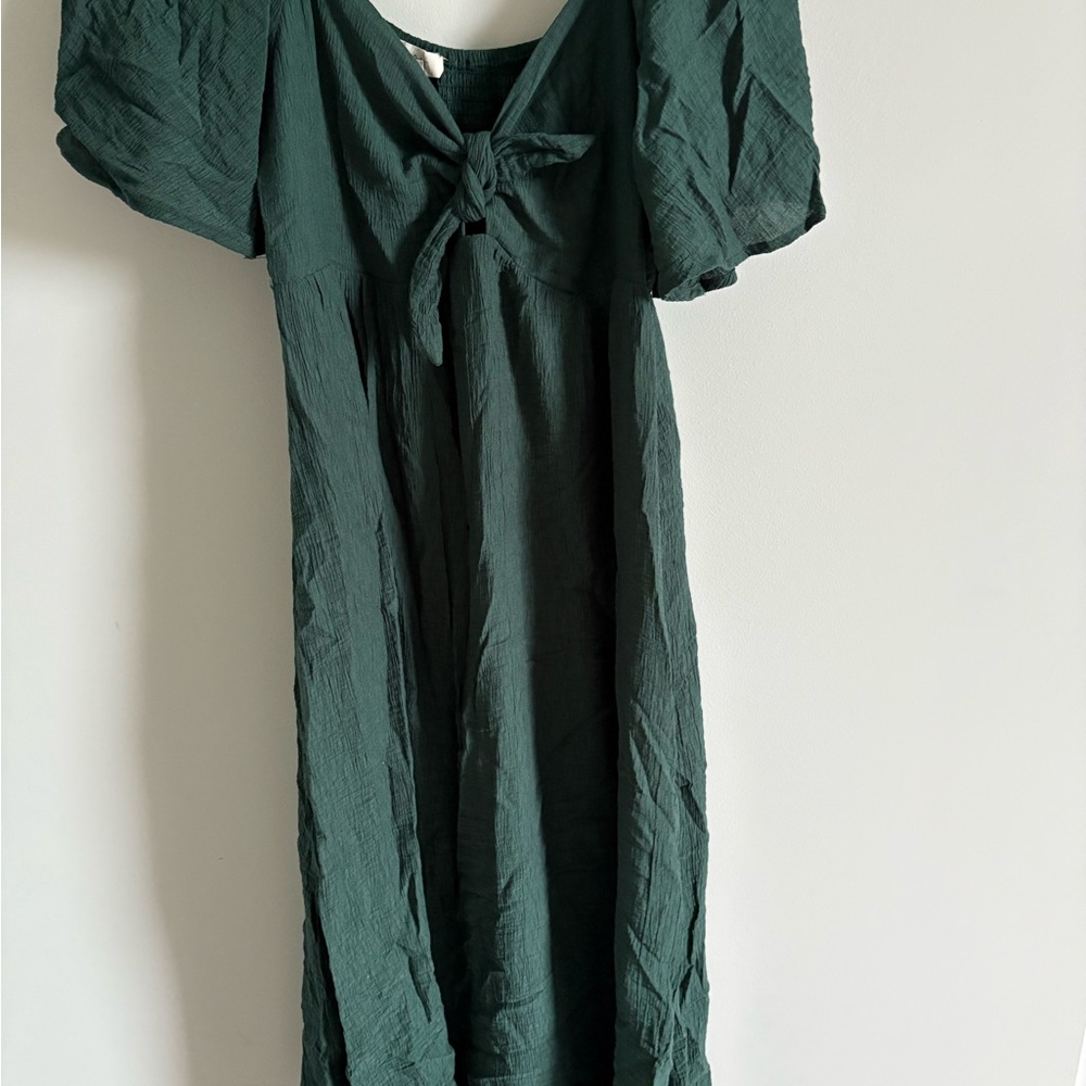 Pinkblush Forest Green Midi Dress